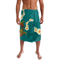Hawaii Turtle Plumeria Flower Lavalava Polynesian Pattern Turquoise Color LT03 Turquoise - Polynesian Pride