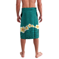 Hawaii Turtle Plumeria Flower Lavalava Polynesian Pattern Turquoise Color LT03 - Polynesian Pride