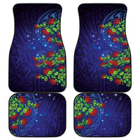 Matariki New Zealand Maori and Pohutukawa Car Mats Galaxy Blue Sky Style