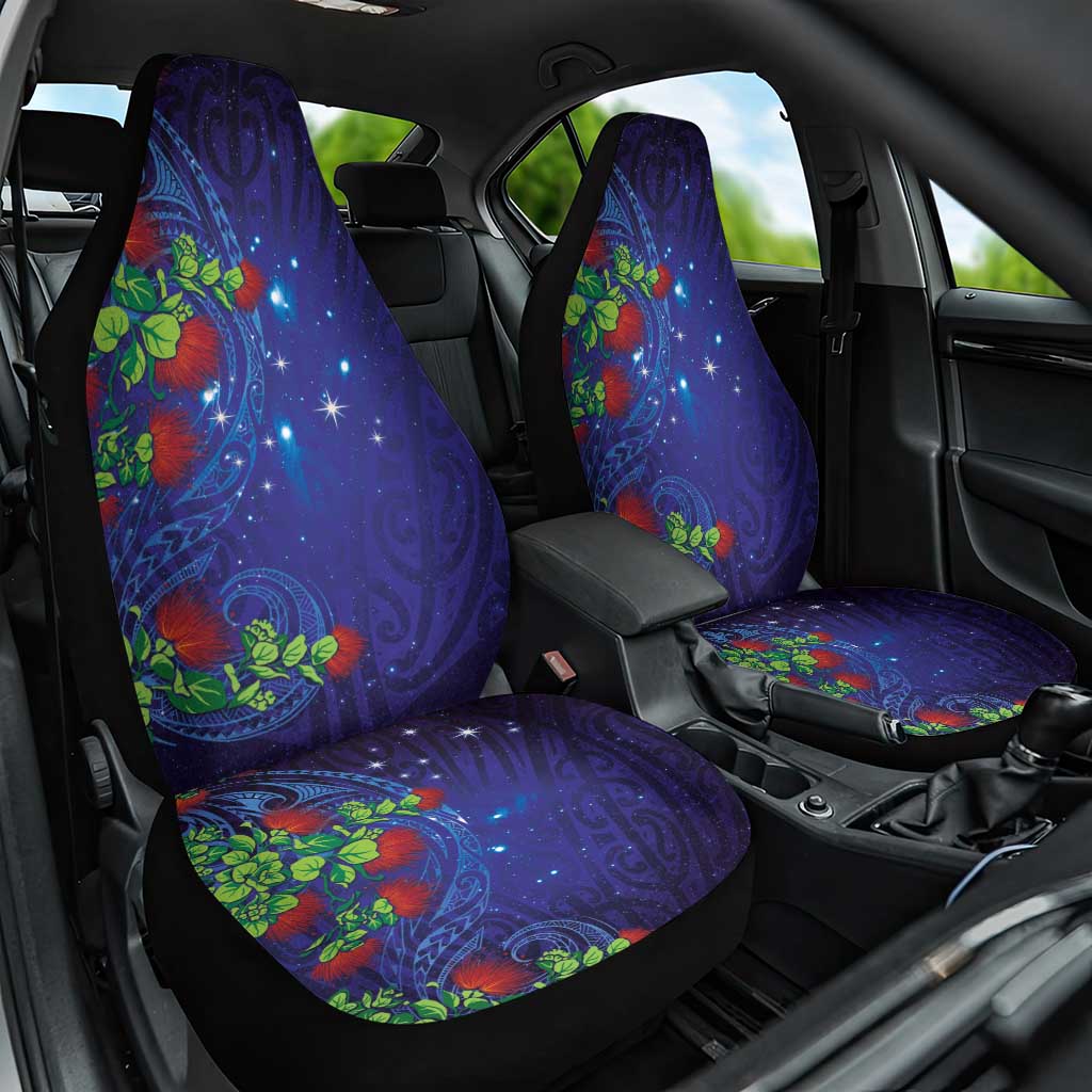 Matariki New Zealand Maori and Pohutukawa Car Seat Cover Galaxy Blue Sky Style