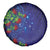Matariki New Zealand Maori and Pohutukawa Spare Tire Cover Galaxy Blue Sky Style