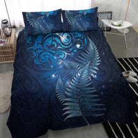Matariki New Zealand Maori Silver Fern Bedding Set Galaxy Blue Sky Style