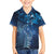 Matariki New Zealand Maori Silver Fern Family Matching Off Shoulder Maxi Dress and Hawaiian Shirt Galaxy Blue Sky Style