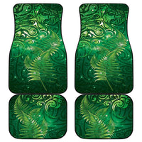 Matariki New Zealand Maori Silver Fern Car Mats Galaxy Green Sky Style