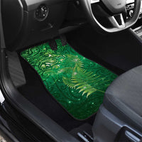 Matariki New Zealand Maori Silver Fern Car Mats Galaxy Green Sky Style