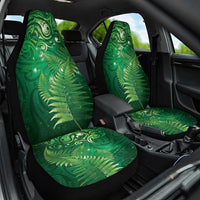 Matariki New Zealand Maori Silver Fern Car Seat Cover Galaxy Green Sky Style