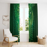 Matariki New Zealand Maori Silver Fern Window Curtain Galaxy Green Sky Style