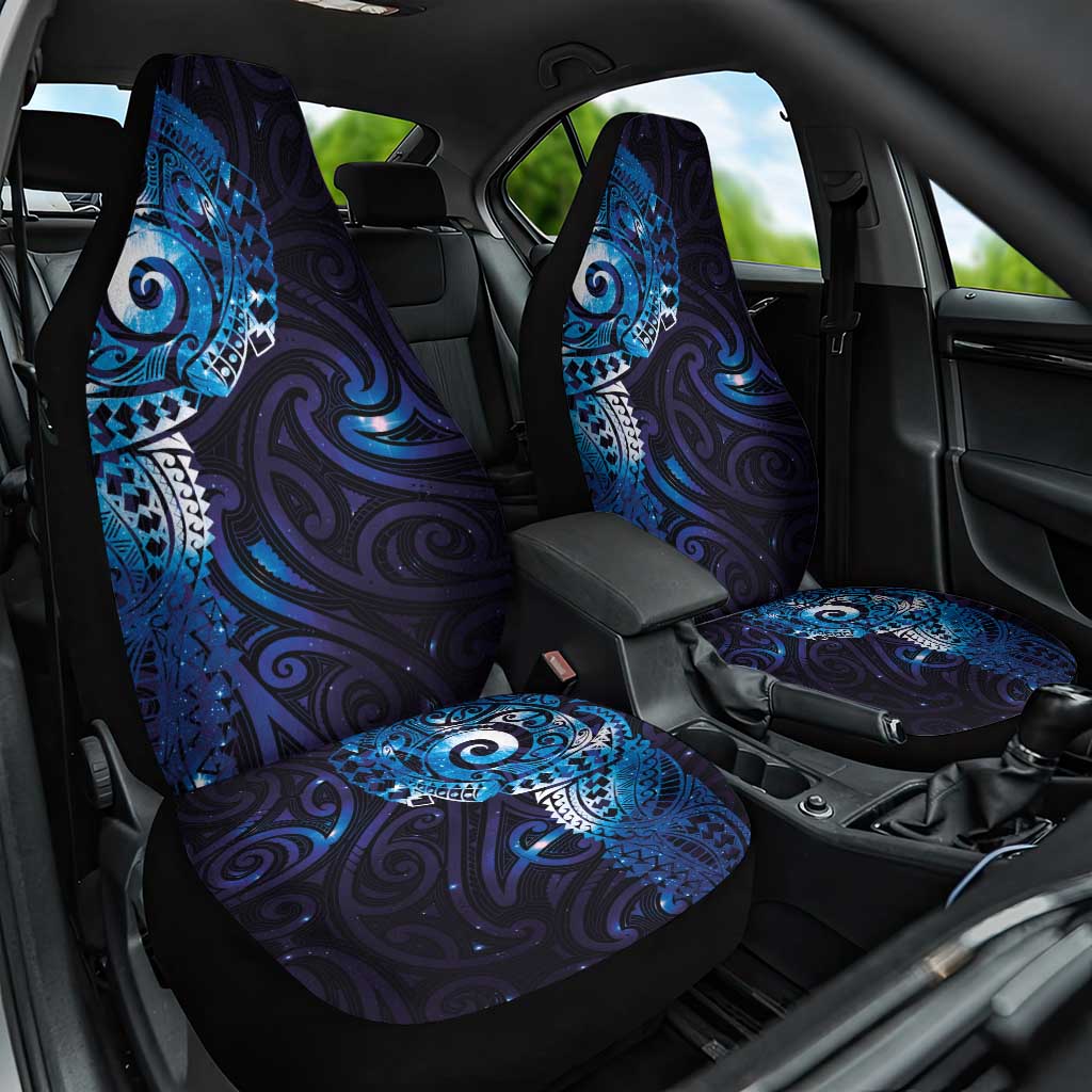 Matariki New Zealand Maori Koru Art Tattoo Car Seat Cover New Year Galaxy Blue Sky Style