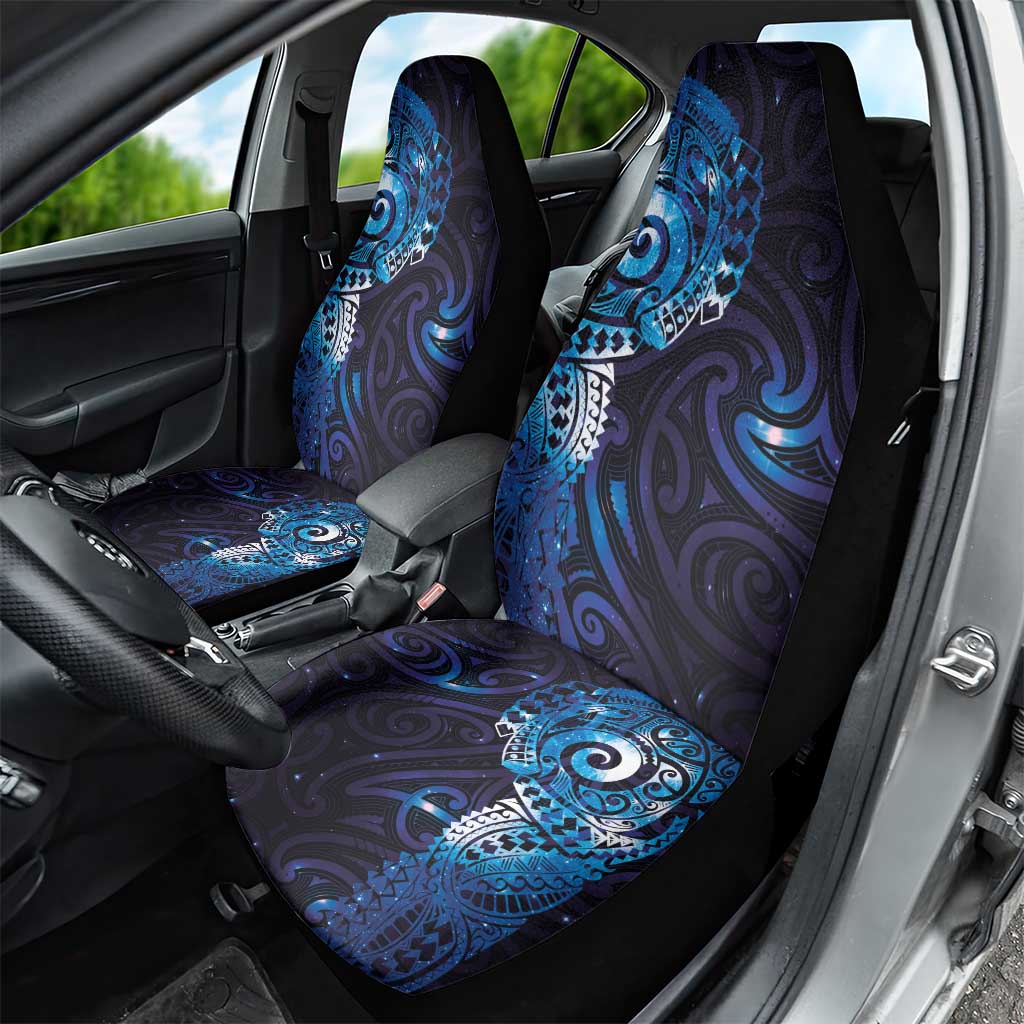 Matariki New Zealand Maori Koru Art Tattoo Car Seat Cover New Year Galaxy Blue Sky Style