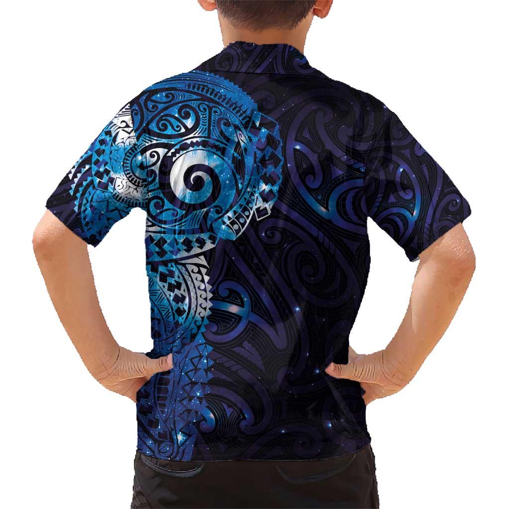 Matariki New Zealand Maori Koru Art Tattoo Hawaiian Shirt New Year Galaxy Blue Sky Style