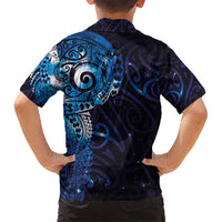 Matariki New Zealand Maori Koru Art Tattoo Hawaiian Shirt New Year Galaxy Blue Sky Style