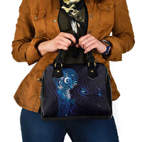 Matariki New Zealand Maori Koru Art Tattoo Shoulder Handbag New Year Galaxy Blue Sky Style