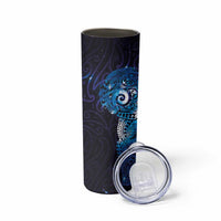 Matariki New Zealand Maori Koru Art Tattoo Skinny Tumbler New Year Galaxy Blue Sky Style