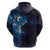 Matariki New Zealand Maori Koru Art Tattoo Zip Hoodie New Year Galaxy Blue Sky Style
