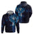Matariki New Zealand Maori Koru Art Tattoo Zip Hoodie New Year Galaxy Blue Sky Style