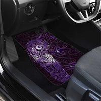 Matariki New Zealand Maori Koru Art Tattoo Car Mats New Year Galaxy Purple Sky Style