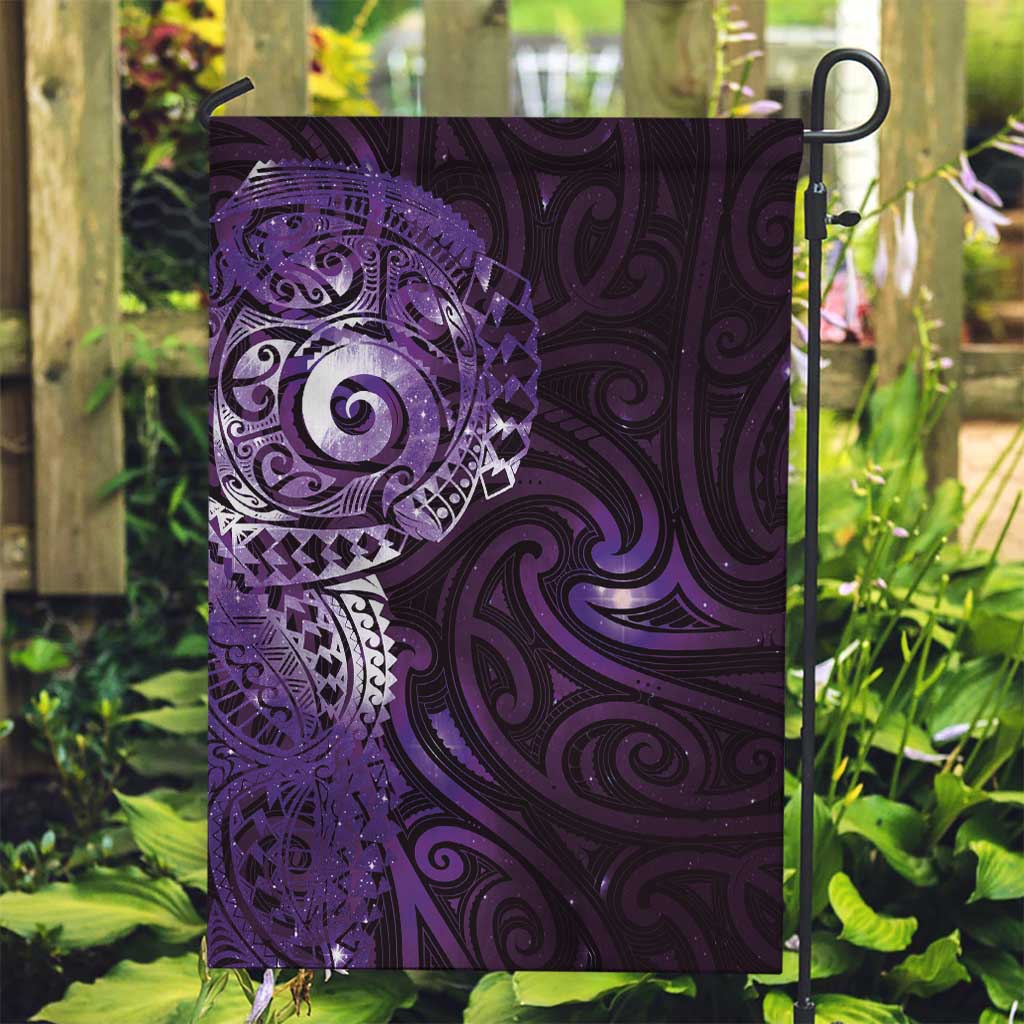 Matariki New Zealand Maori Koru Art Tattoo Garden Flag New Year Galaxy Purple Sky Style