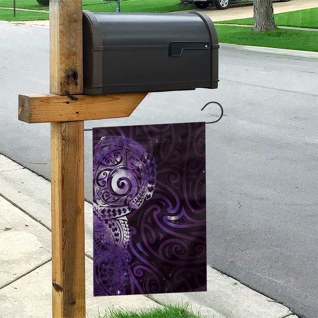 Matariki New Zealand Maori Koru Art Tattoo Garden Flag New Year Galaxy Purple Sky Style