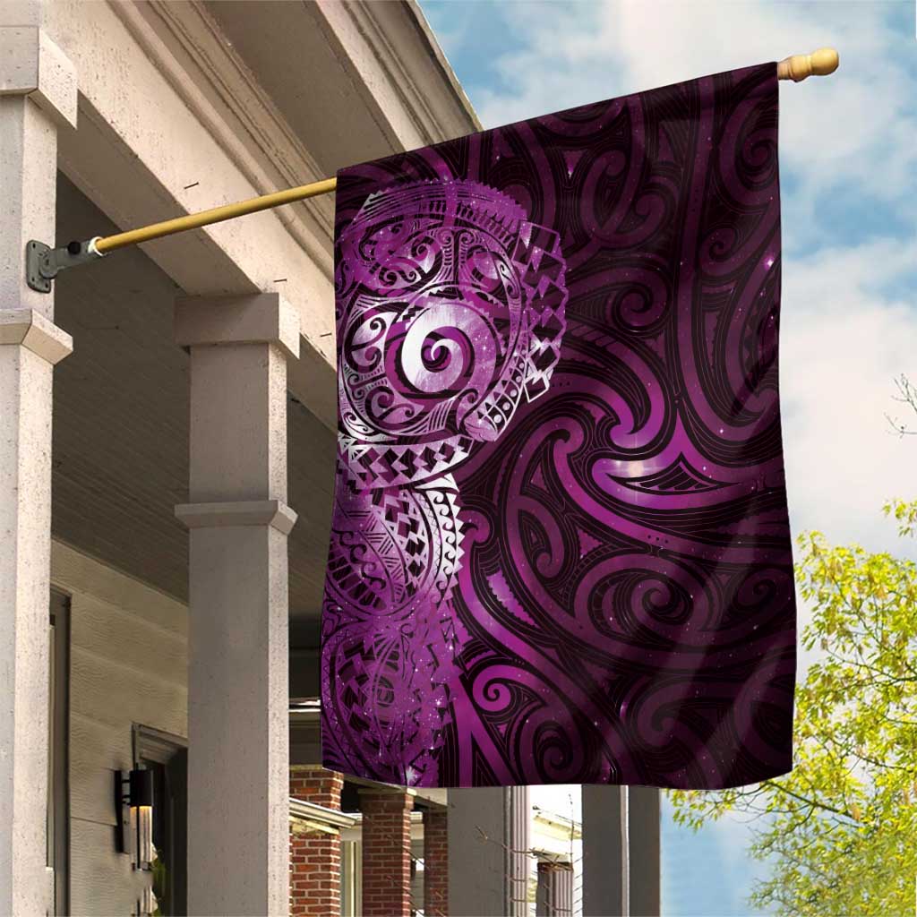 Matariki New Zealand Maori Koru Art Tattoo Garden Flag New Year Galaxy Pink Sky Style