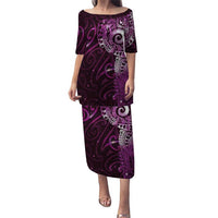 Matariki New Zealand Maori Koru Art Tattoo Puletasi New Year Galaxy Pink Sky Style