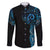 New Zealand Maori Koru Art Traditional Tattoo Family Matching Off Shoulder Maxi Dress and Hawaiian Shirt Paua Shell