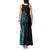 New Zealand Maori Koru Art Traditional Tattoo Tank Maxi Dress Paua Shell