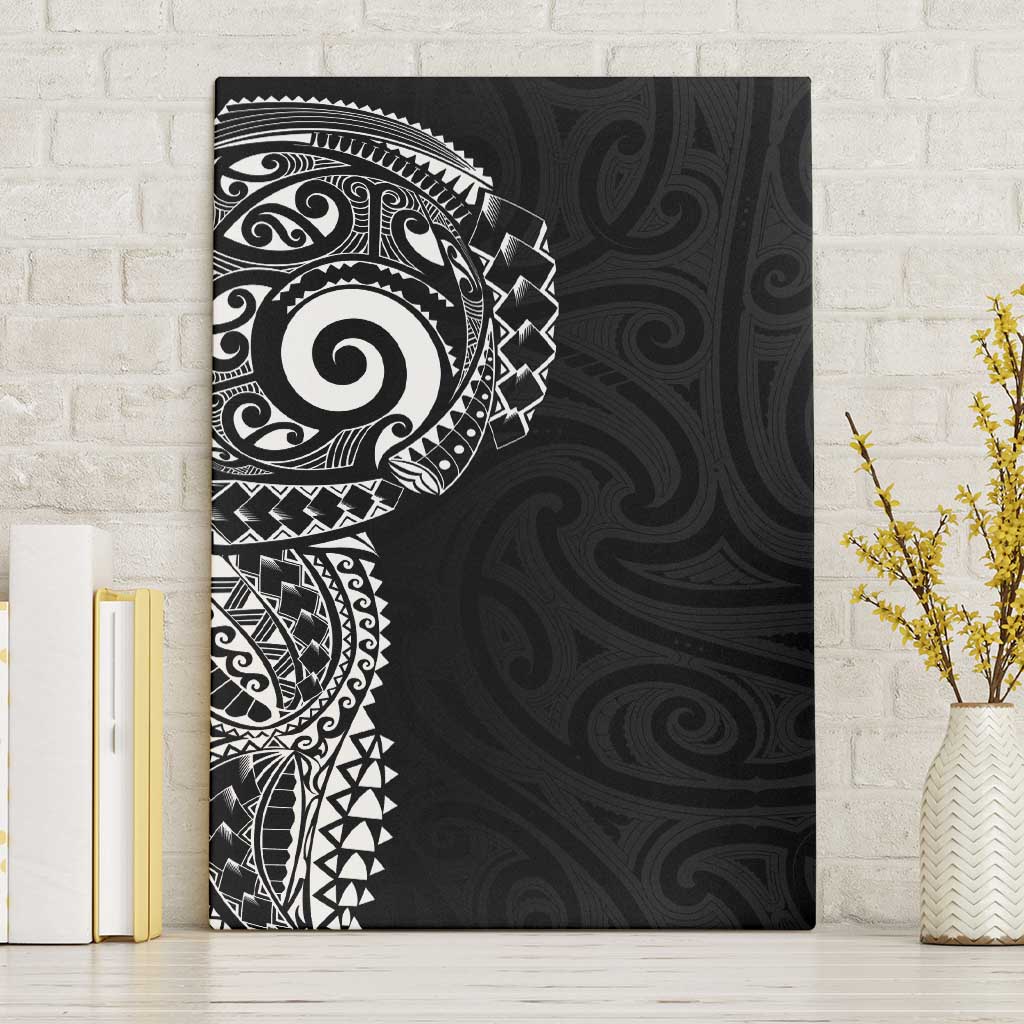New Zealand Maori Koru Art Traditional Tattoo Canvas Wall Art Simple Style