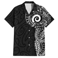 New Zealand Maori Koru Art Traditional Tattoo Family Matching Tank Maxi Dress and Hawaiian Shirt Simple Style