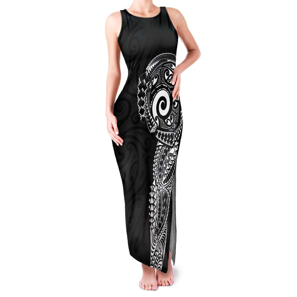 New Zealand Maori Koru Art Traditional Tattoo Family Matching Tank Maxi Dress and Hawaiian Shirt Simple Style