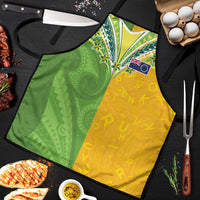 Cook Islands Language Week Apron Tatau Pattern and Rarotongan Alphabet - Polynesian Pride