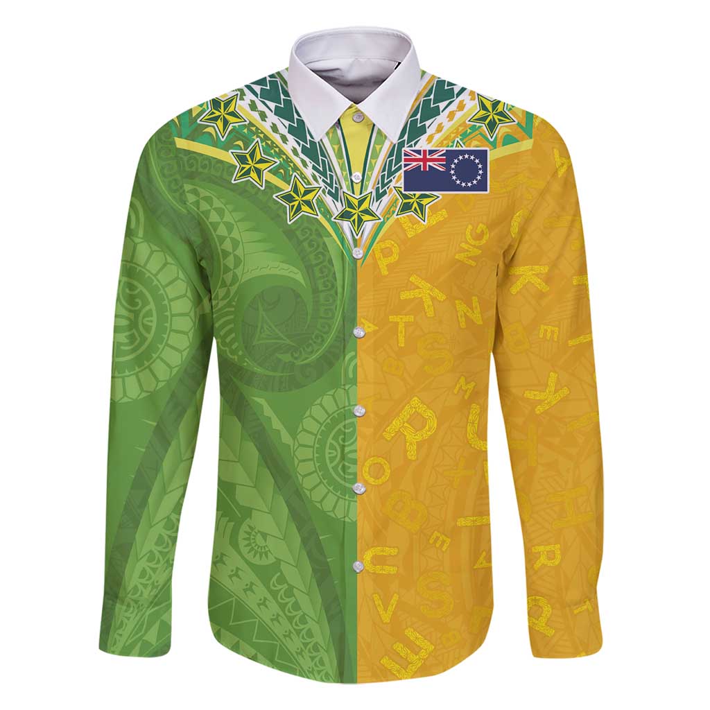 Cook Islands Language Week Family Matching Mermaid Dress and Hawaiian Shirt Tatau Pattern and Rarotongan Alphabet - Polynesian Pride