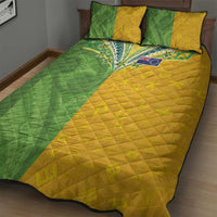 Cook Islands Language Week Quilt Bed Set Tatau Pattern and Rarotongan Alphabet - Polynesian Pride