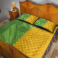 Cook Islands Language Week Quilt Bed Set Tatau Pattern and Rarotongan Alphabet - Polynesian Pride