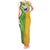 Cook Islands Language Week Tank Maxi Dress Tatau Pattern and Rarotongan Alphabet - Polynesian Pride