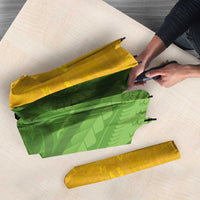 Cook Islands Language Week Umbrella Tatau Pattern and Rarotongan Alphabet - Polynesian Pride