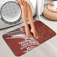 Tonga Language Week Bathroom Set Ngatu Pattern and Tongan Alphabet LT03 - Polynesian Pride