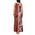 Tonga Language Week Tank Maxi Dress Ngatu Pattern and Tongan Alphabet - Polynesian Pride