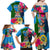 Personalised Malampa Fiji Day Family Matching Off Shoulder Long Sleeve Dress and Hawaiian Shirt Tropical Plants Mix Polynesian and Tapa Pattern LT03 - Polynesian Pride