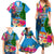 Personalised Malampa Fiji Day Family Matching Summer Maxi Dress and Hawaiian Shirt Tropical Plants Mix Polynesian and Tapa Pattern LT03 - Polynesian Pride