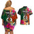 Personalised Penama Day Couples Matching Off Shoulder Short Dress and Hawaiian Shirt Proud To Be A Ni-Van Beauty Pacific Flower LT03 - Polynesian Pride