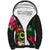 Personalised Penama Day Sherpa Hoodie Proud To Be A Ni-Van Beauty Pacific Flower LT03 Unisex Black - Polynesian Pride