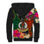 Personalised Penama Day Sherpa Hoodie Proud To Be A Ni-Van Beauty Pacific Flower LT03 - Polynesian Pride