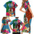 Sanma Day Family Matching Short Sleeve Bodycon Dress and Hawaiian Shirt Proud To Be A Ni-Van Beauty Pacific Flower LT03 - Polynesian Pride