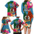 Personalised Sanma Day Family Matching Long Sleeve Bodycon Dress and Hawaiian Shirt Proud To Be A Ni-Van Beauty Pacific Flower LT03 - Polynesian Pride