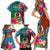 Personalised Sanma Day Family Matching Short Sleeve Bodycon Dress and Hawaiian Shirt Proud To Be A Ni-Van Beauty Pacific Flower LT03 - Polynesian Pride