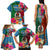 Personalised Sanma Day Family Matching Tank Maxi Dress and Hawaiian Shirt Proud To Be A Ni-Van Beauty Pacific Flower LT03 - Polynesian Pride