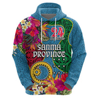 Personalised Sanma Day Hoodie Proud To Be A Ni-Van Beauty Pacific Flower LT03 - Polynesian Pride