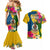 Malampa Day Couples Matching Mermaid Dress and Hawaiian Shirt Proud To Be A Ni-Van Beauty Pacific Flower LT03 - Polynesian Pride