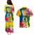 Malampa Day Couples Matching Puletasi Dress and Hawaiian Shirt Proud To Be A Ni-Van Beauty Pacific Flower LT03 - Polynesian Pride