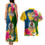 Malampa Day Couples Matching Tank Maxi Dress and Hawaiian Shirt Proud To Be A Ni-Van Beauty Pacific Flower LT03 - Polynesian Pride